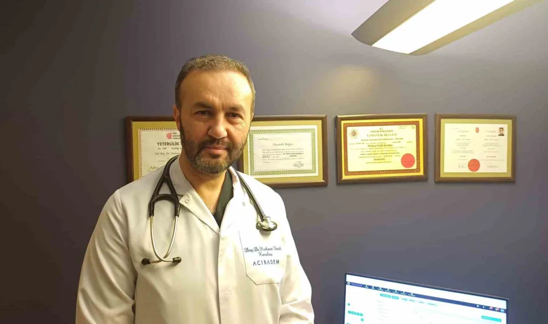 Acıbadem Kayseri Hastanesi Kardiyoloji Uzmanı Doç. Dr. Mehmet Fatih Karakaş,