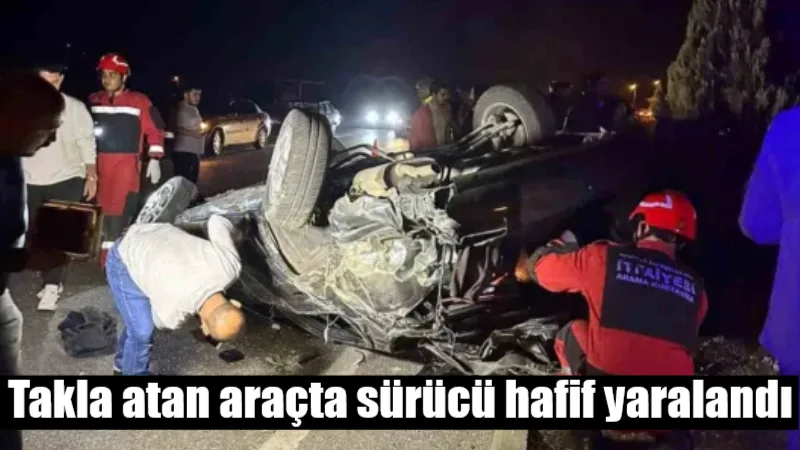 Muğla-Aydın karayolu Bayır mevkiinde, direksiyon hakimiyetini kaybeden sürücünün kullandığı 48