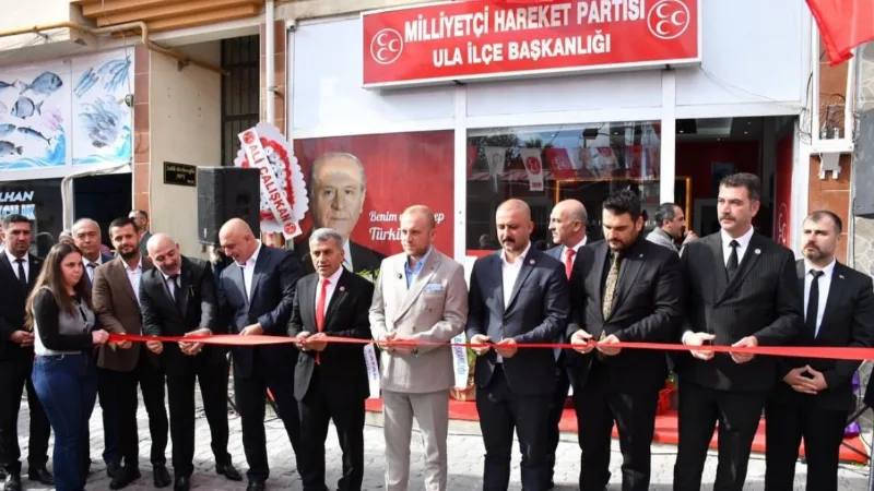 MHP Muğla İl Başkanlığı, Ula İlçe Başkanlığı’nın yeni hizmet binasının