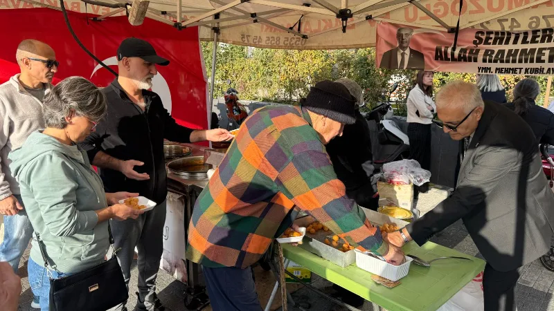 Gürcistan’da düşen askeri uçakta şehit olan 20 asker için Menteşe’de