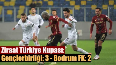 Ziraat Türkiye Kupası B Grubu 1. haftasında Gençlerbirliği, Bodrum FK'yi