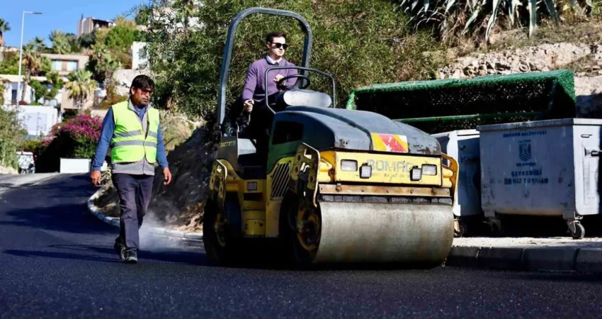 Bodrum Belediyesi, farklı kurumlar tarafından altyapısı tamamlanan cadde ve sokaklarda