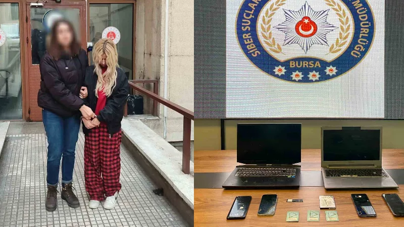 Bursa'da 20 yaşındaki hukuk öğrencisi E.A., sahte TOKİ sitesi üzerinden