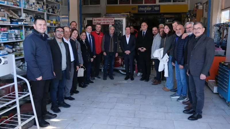 CHP Muğla Heyeti Yatağan Küçük Sanayi Sitesi’nde Esnafla Buluştu CHP Muğla İl Başkanı Nail Kızıl, Muğla Büyükşehir Belediye Başkanı