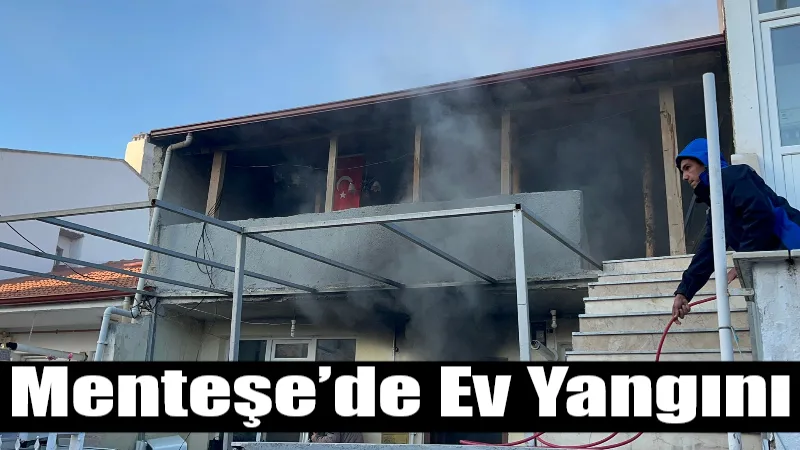 Menteşe’de Ev Yangını Menteşe ilçesi Muslihittin Mahallesi Nergis Sokak’ta bir evde yangın çıktı.