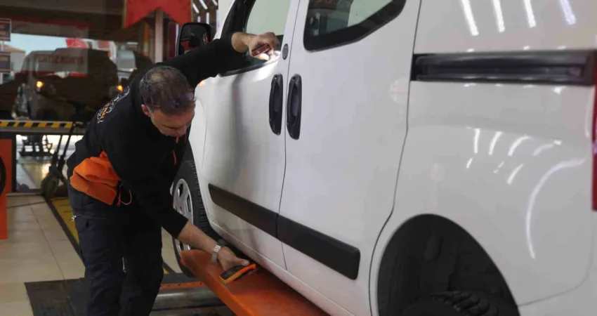 Konya’da 2 parça değişenli sanılarak ekspertize götürülen bir otomobilin, 11