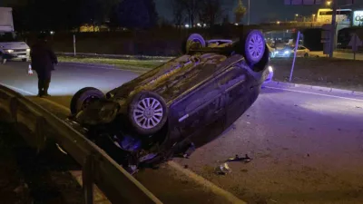 Bursa'nın İnegöl ilçesinde 19 yaşındaki Safa S., Alanyurt'a dönüş yaparken