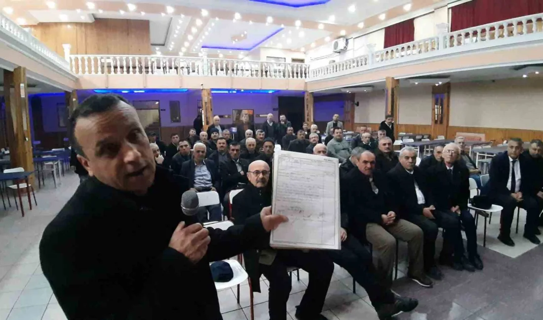 Mudurnu ilçesinde Avdullar Köyü Muhtarı Ahmet Temel, köyündeki su kaynaklarının