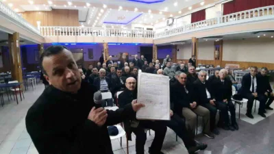 Mudurnu ilçesinde Avdullar Köyü Muhtarı Ahmet Temel, köyündeki su kaynaklarının