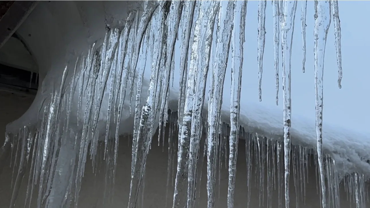 Hakkari'nin Yüksekova ilçesinde etkili olan yoğun kar yağışı ve dondurucu