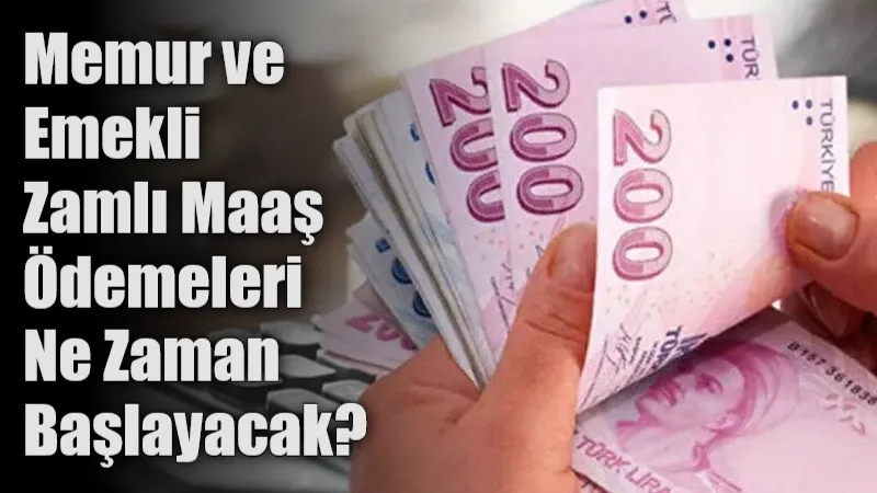 Milyonlarca memur bugün yüzde 18,6 zamlı maaşlarını alırken; en düşük