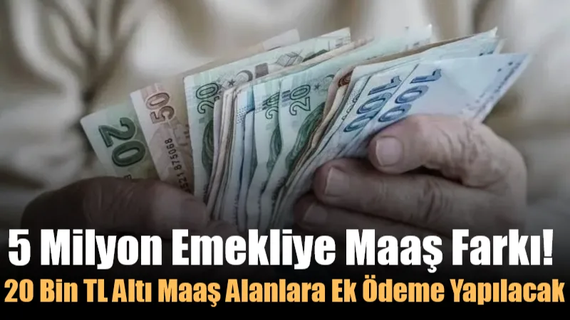 Milyonlarca emekliyi ilgilendiren düzenleme Resmi Gazete’de yayımlandı. En düşük emekli