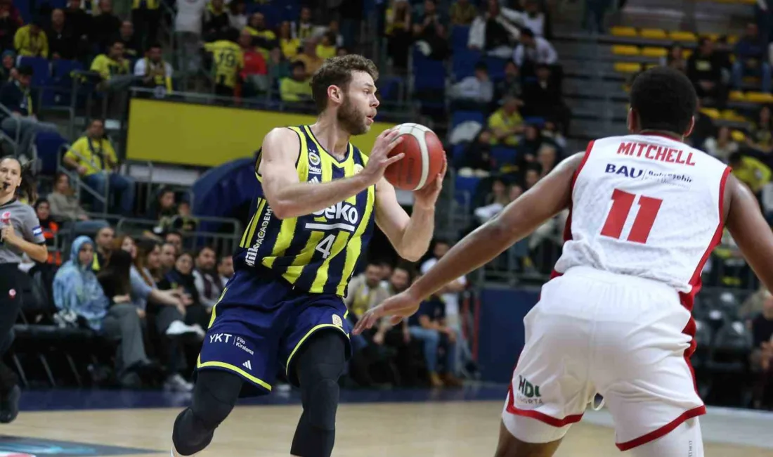 Basketbol Süper Ligi’nin 15. haftasında Bahçeşehir Koleji’ni sahasında 89-58 gibi