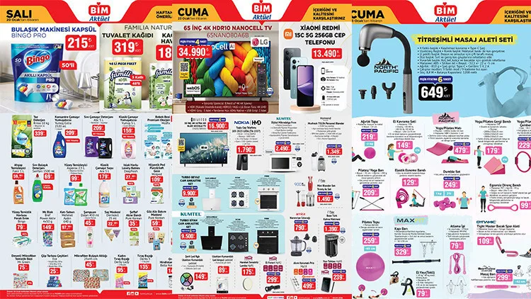 Bim'de gelecek hafta ürünleri bim aktüel 20-23 Ocak 2026 kataloğu