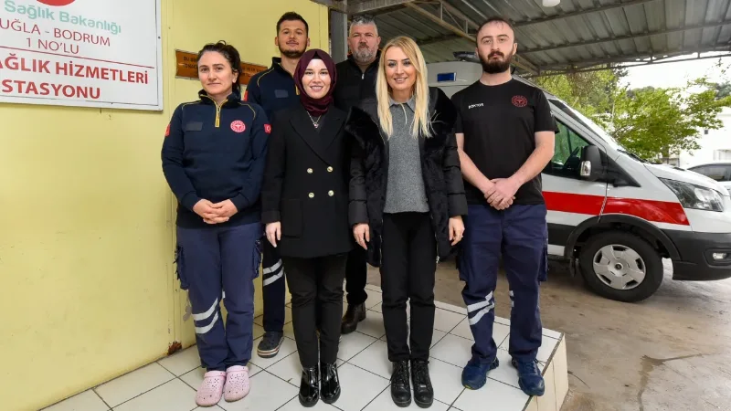 
Muğla İl Sağlık Müdürü Dr. Eriş Başaran Akça, Bodrum’da 112