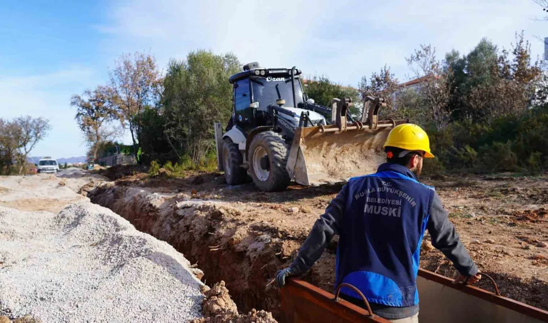 MUSKİ Genel Müdürlüğü, Datça İskele Mahallesi'nde 5 bin metrelik yeni