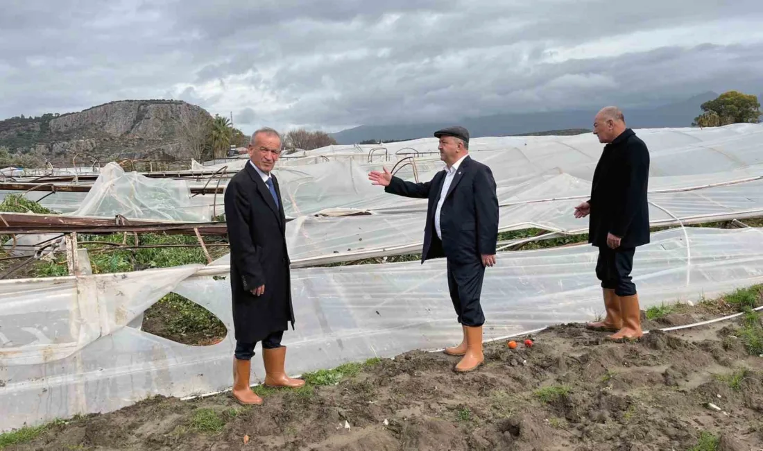 Muğla Ziraat Odaları Birliği Başkanı Mehmet Baştuğ ve beraberindeki heyet,