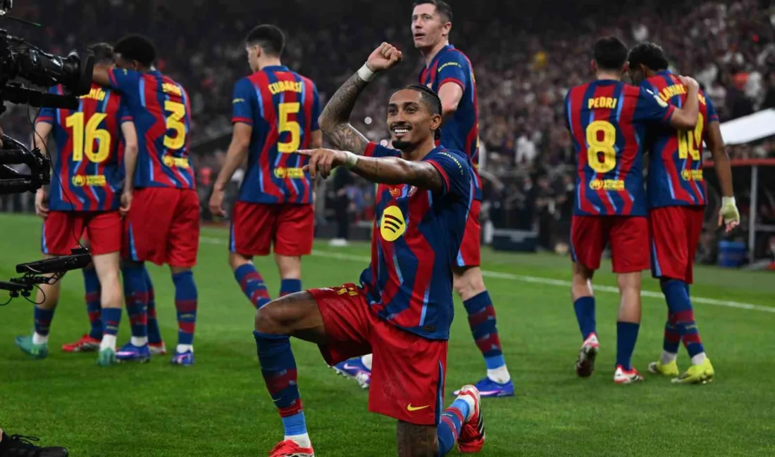 Suudi Arabistan'da oynanan İspanya Süper Kupa finalinde Real Madrid'i 3-2