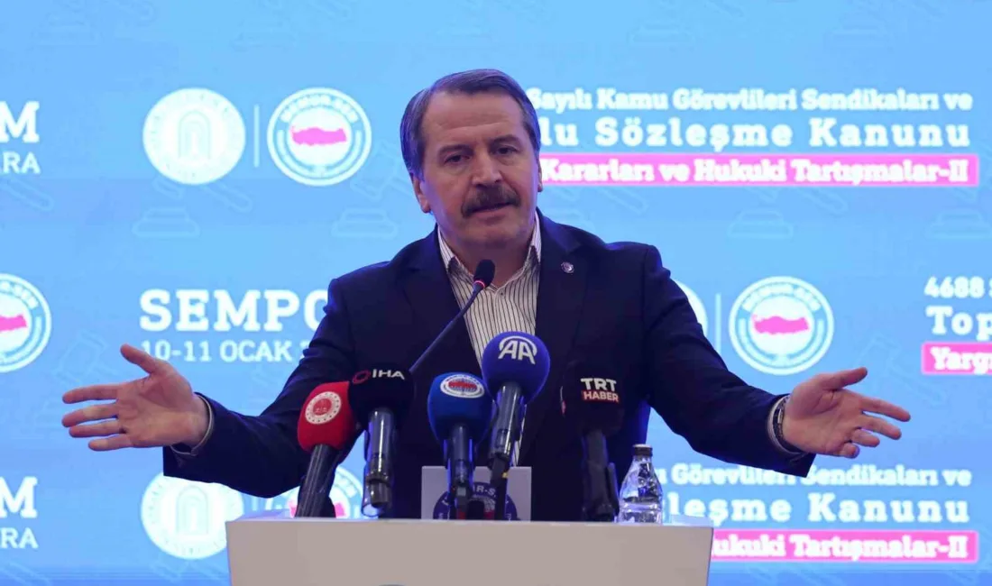 Memur-Sen Genel Başkanı Ali Yalçın, mevcut 4688 sayılı Kanun'un güncel