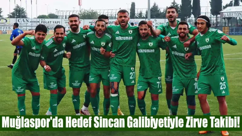 2'nci Lig Beyaz Grup'ta zirve mücadelesi veren Muğlaspor, bay geçtiği