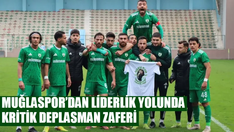 TFF 2. Lig’in 22. haftasında Beykoz Anadoluspor’a konuk olan Muğlaspor,