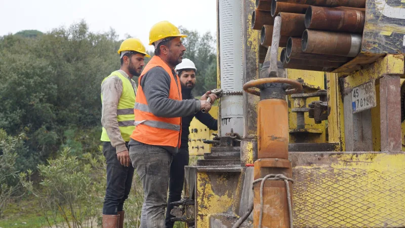 MUSKİ Genel Müdürlüğü, Yatağan ilçesine bağlı Gökgedik Mahallesi’nde başlattığı sondaj
