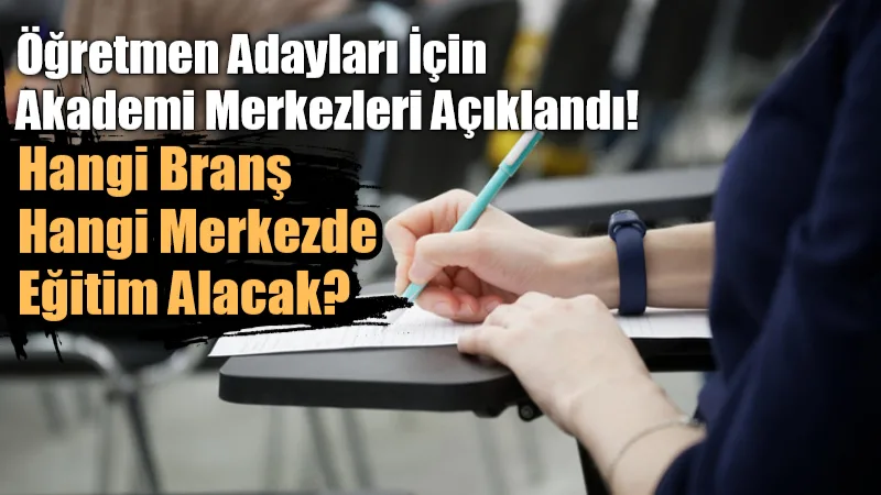 Milli Eğitim Akademisi kapsamında 10 bin öğretmen adayı, branşlarına özel