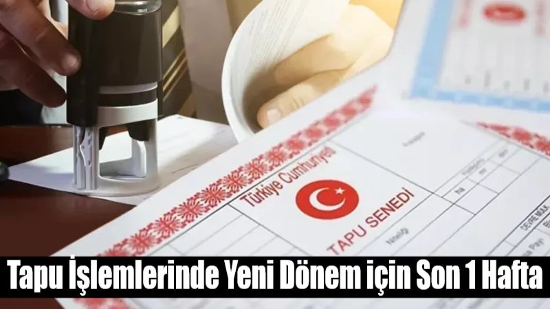 Tapu senetleri ve noter satış sözleşmelerinde Şubat ayından itibaren QR