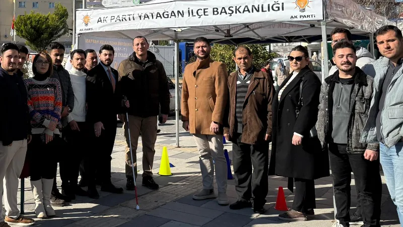 7–14 Ocak Beyaz Baston Görme Engelliler Haftası kapsamında, Yatağan’da görme