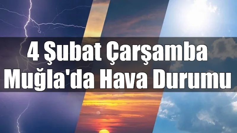 Muğla genelinde parçalı bulutlu bir hava hakimken, iç kesimlerdeki sabah