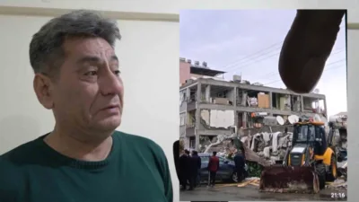 Hatay’ın Kırıkhan ilçesinde 6 Şubat depreminden sadece 25 dakika sonra