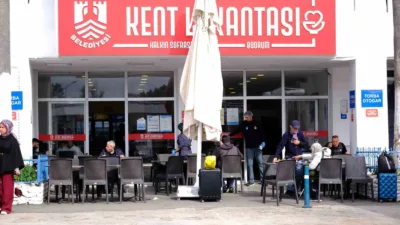 Bodrum Belediye Başkanı Tamer Mandalinci tarafından açılan Bodrum Kent Lokantası,