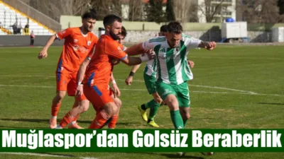 Lider olarak çıktığı maçta İskenderunspor ile 0-0 berabere kalan Muğlaspor,