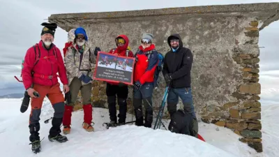 Muğla ve Denizli'den bir araya gelen dağcılar, doğa sporlarına katkılarıyla