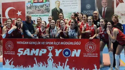 Yatağan Spor Salonu’nda oynanan final müsabakalarıyla tamamlanan Voleybol Genç Kızlar
