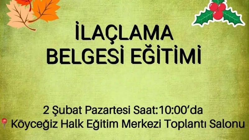 Muğla’nın Köyceğiz ilçesinde üretici eğitimleriyle çiftçiler bilinçlendirilmeye devam ediyor.
Köyceğiz İlçe