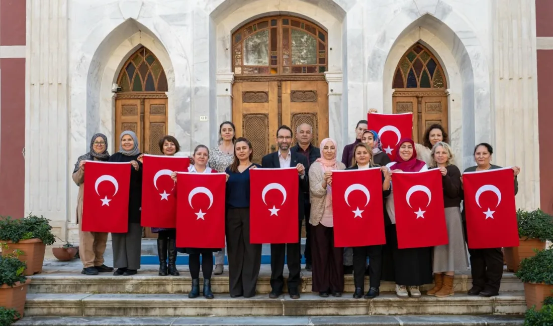 Muğla Olgunlaşma Enstitüsü tarafından milli değerleri yaşatmak amacıyla düzenlenen Bayrak