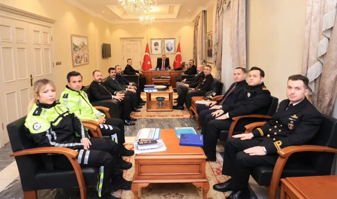 Muğla Valisi Dr. İdris Akbıyık başkanlığında düzenlenen Asayiş ve Koordinasyon