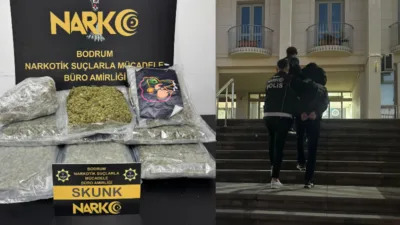 Muğla İl Emniyet Müdürlüğü Narkotik Suçlarla Mücadele Şube Müdürlüğü ekiplerince,