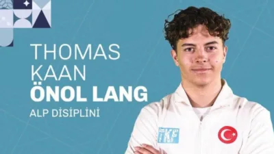 Muğla’nın Bodrum ilçesinden yetişen milli sporcu Thomas Kaan Önol Lang,