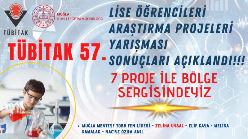 TÜBİTAK 57. Lise Öğrencileri Araştırma Projeleri Yarışması'nın ön değerlendirme aşamasını