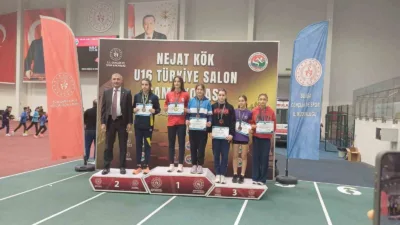Bursa’da düzenlenen U16 Türkiye Salon Atletizm Şampiyonası’nda Muğlalı sporcular; Salih