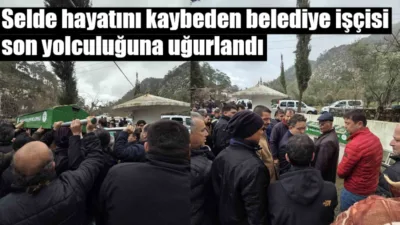Marmaris’te etkili olan sağanak yağış sırasında aracıyla sel sularına kapılarak