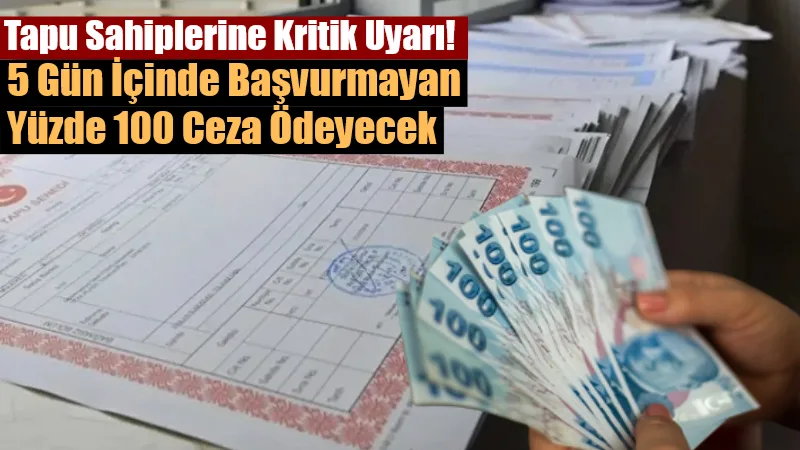 Tapu satışlarında düşük bedel gösterenler mercek altına alındı. Gelir İdaresi