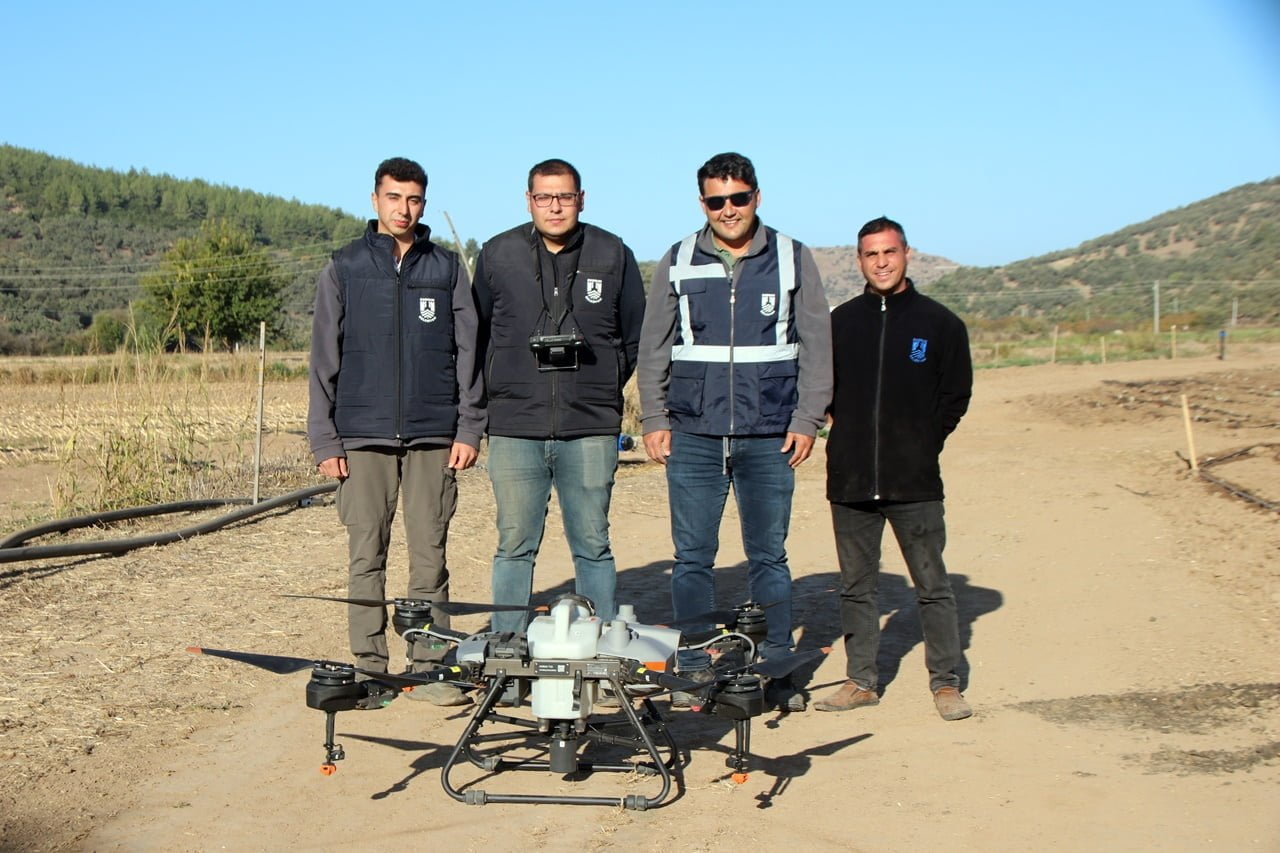Bodrum Belediyesi dron ile ilaçlama yapacak