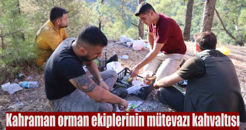 Muğla’nın Menteşe ilçesinde 7 Eylül Cumartesi günü öğle başlayan orman