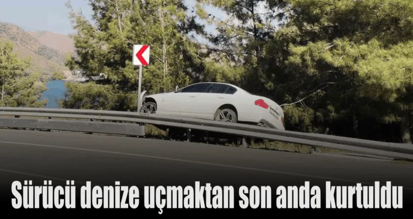 Marmaris-Datça karayolu Çubucak mevkisinde direksiyon hakimiyetini kaybeden 35 AIT 345