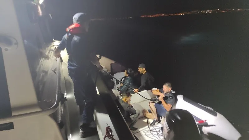 Muğla’nın Bodrum ilçesinde 3 olayda toplam 90 düzensiz göçmen yakalanırken,