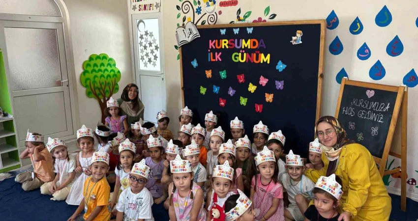 Dalaman Merkez Kur’an Kursu öğrencileri ’Kursumda İlk Günüm’ etkinliği ile