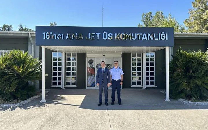 Ortaca Kaymakamı Kenan Aktaş, Dalaman 16’ncı Ana Jet Üs Komutanlığını